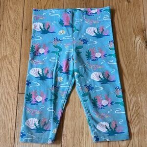 Mini Boden Blue Mermaid Capri Sz 4/5Y